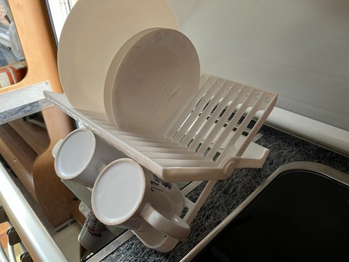 Tier folding dish drainer - dish,